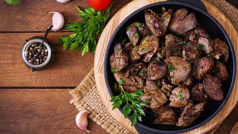 أفضل طريقة طبخ قوانص الدجاج لتحضير طبق جانبي شهي 1 طريقة طبخ قوانص الدجاج
